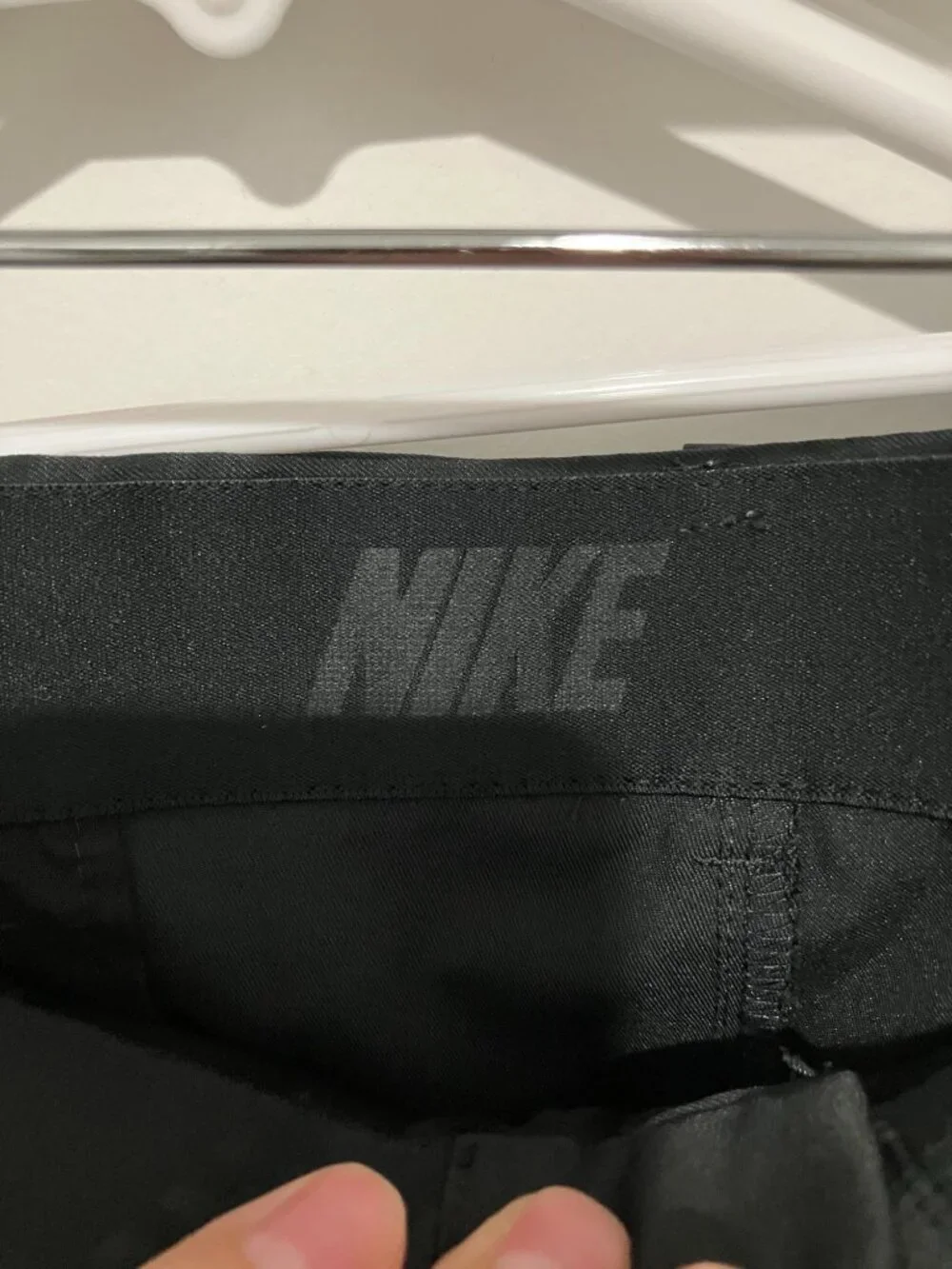 Nike Golf Dri-FIT Shorts Mens Black Flat Front Stretch Athletic Size 40